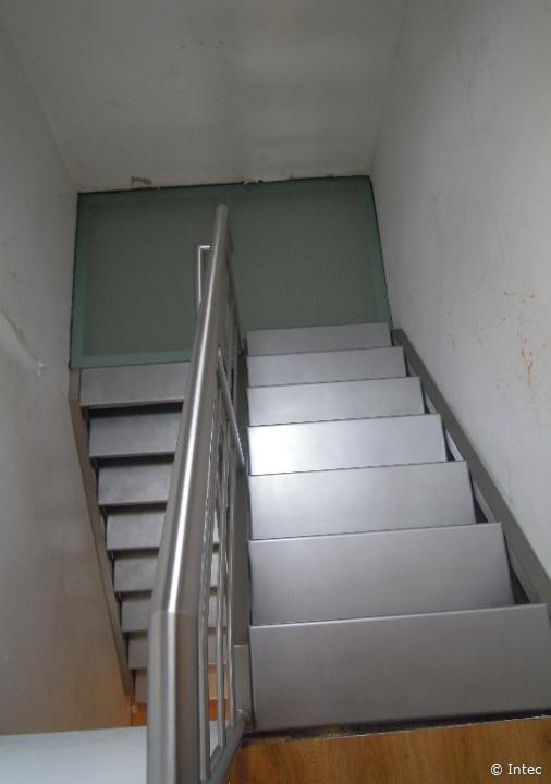 Interior staircase with Industrial Look