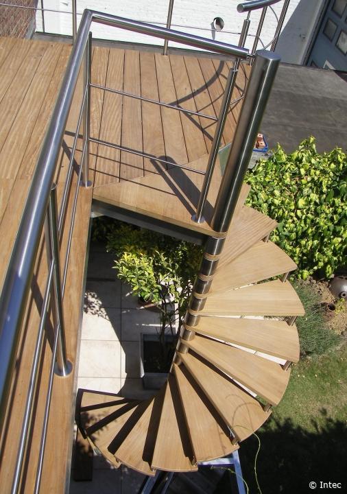 Spiral Staircases - Wooden Steps