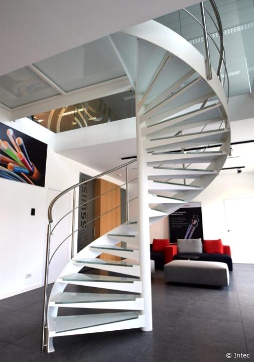 Spiral Staircases - Glass Steps