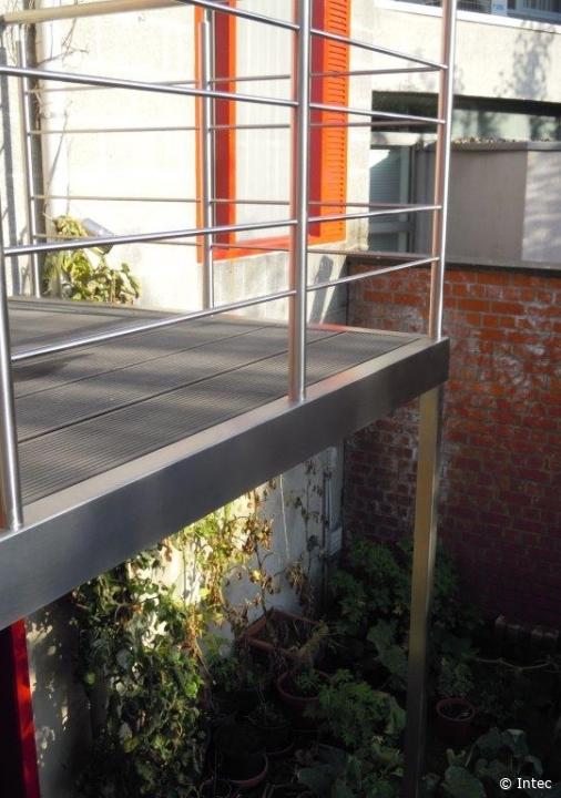 Stainless steel terraces